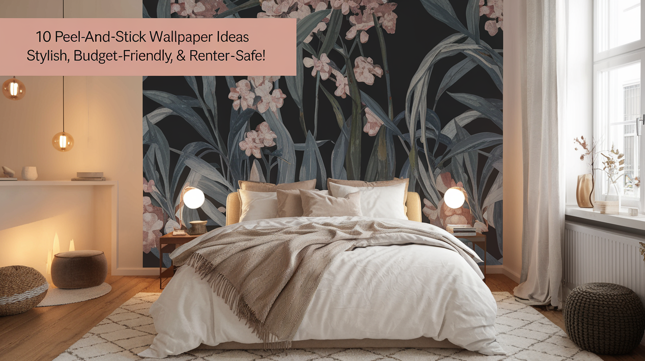 Peel-and-stick wallpaper has become a go-to favorite for design lovers who want maximum style with minimal hassle
