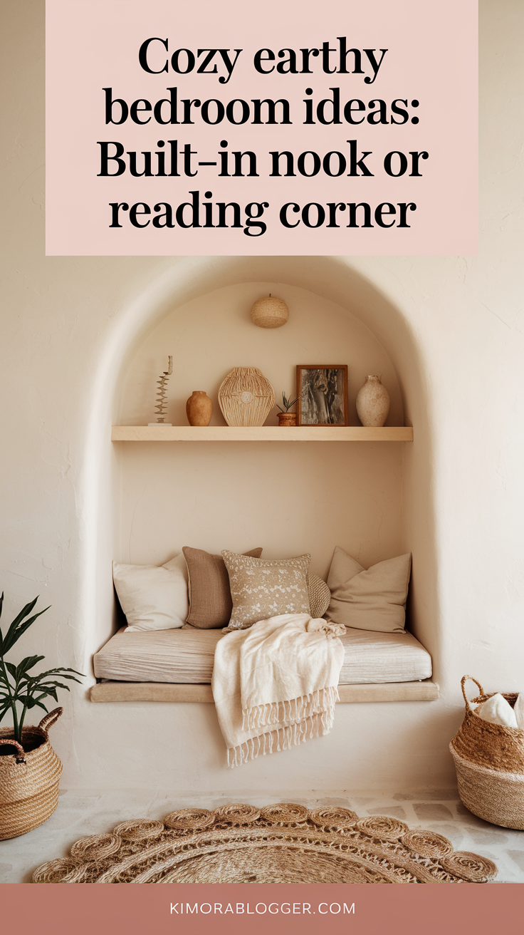 A cozy nook transforms an unused bedroom corner into a restful retreat within your retreat. Whether it's a window seat, reading bench, or simple chair-and-table setup, it adds purpose and intentional calm to your space.