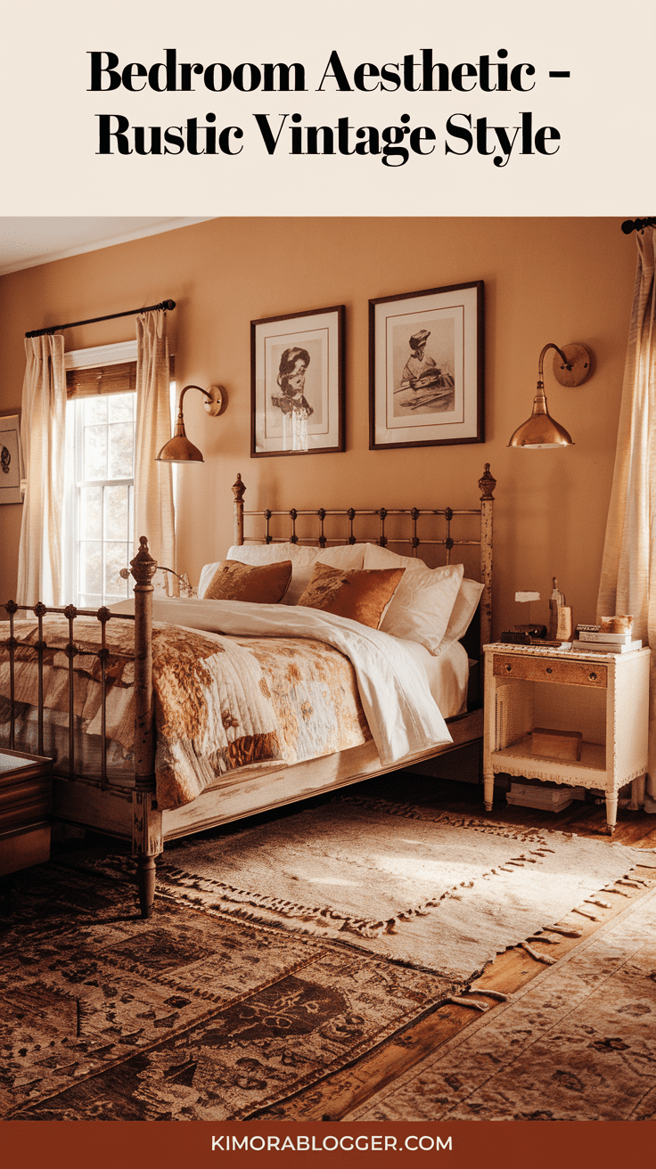 A wood headboard with white cotton bedding, black sconces, and a wool throw folded at the foot. Classic and welcoming.